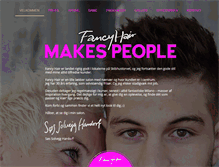 Tablet Screenshot of fancyhair.dk